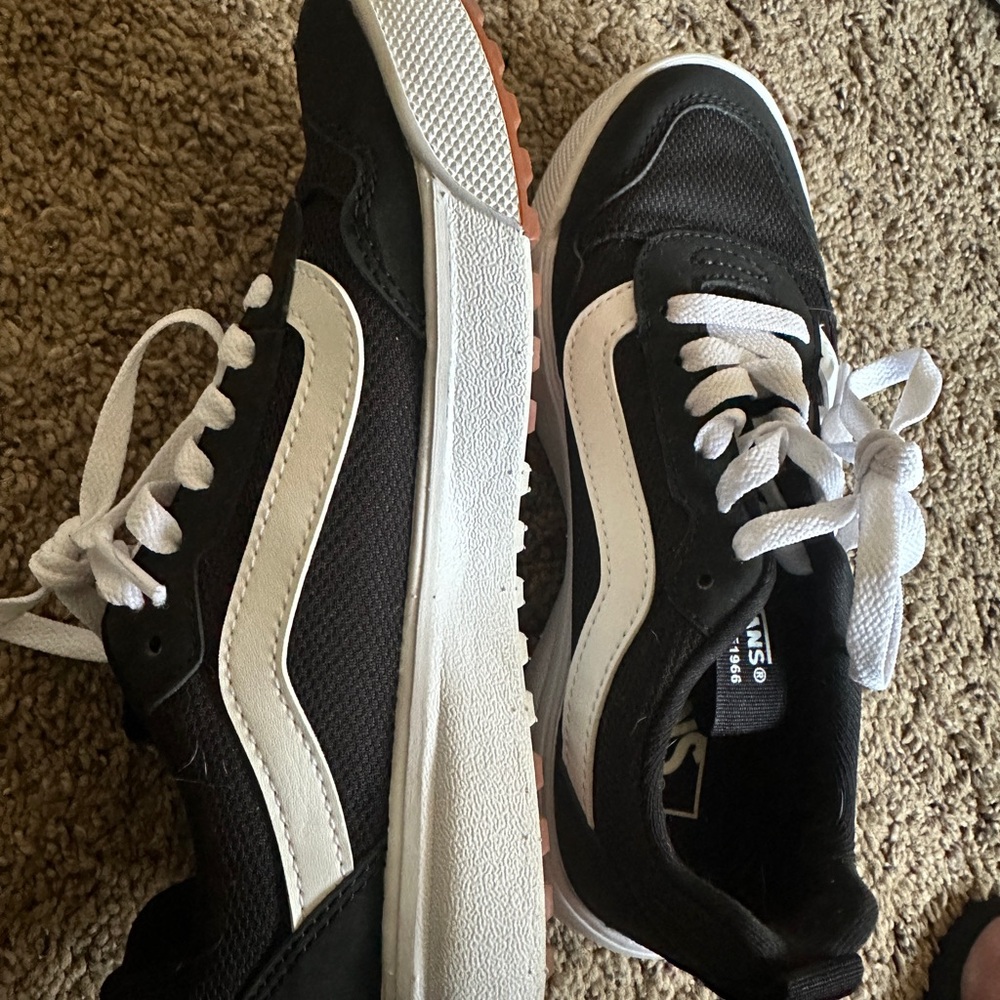 Vans Black and White Sneakers